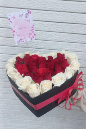 Corazón de rosas R 126